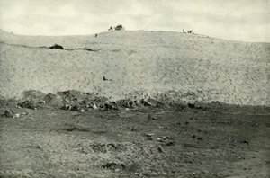 Die türkische Niederlage am Suezkanal, um 1915