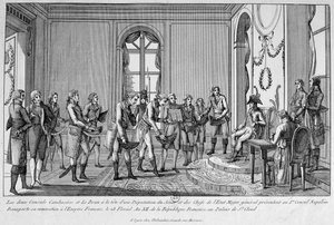 Die beiden Konsuln Cambacérès und Le Brun ernennen Napoleon zum Kaiser, 19. Jahrhundert