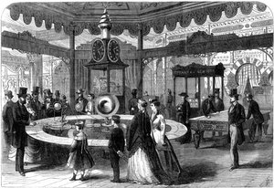 Der US-Abschnitt der Pariser Weltausstellung, 1867 von Unbekannt