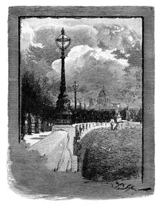 Der Victoria Embankment, London von Unbekannt