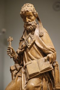 Das Victoria und Albert Museum. Heiliger Petrus. Eiche. Südliche Niederlande. Vereinigtes Königreich