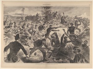 Der Krieg für die Union, 1862 - Ein Bajonettangriff Harpers Weekly, Vol. VII, 12. Juli 1862