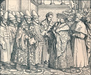 Die Weiße Russische Föderation mit dem Kaiser Max, ca. 1507, 1907 von Unbekannt