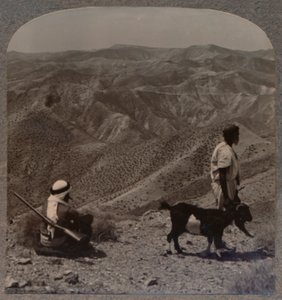 Die Wildnis von Judäa und der Ort des Sündenbocks, ca. 1900 von Unbekannt
