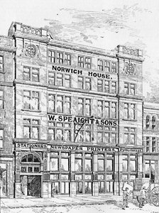 Die Werke in der Norwich Street, 1916 von Unbekannt