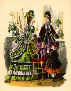 Die junge Engländerin, 1871, 1943 von Unbekannt