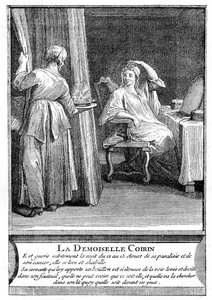 Die junge Dame Coirin, 1737, 1885 von Unbekannt