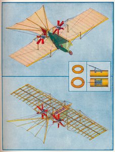 Das Flugzeug, das Henson in seinem Patent von 1842 vorgeschlagen hat, um 1936-1937 von Unbekannt