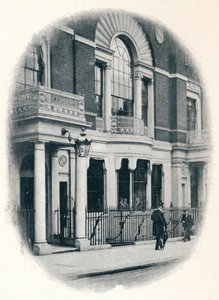 Das Erkerfenster, Boodles Club, London, um 1900-1901