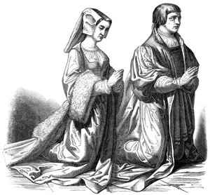 Das Bürgertum von Gent betet, 15. Jahrhundert 1846
