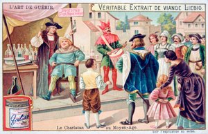 Der Scharlatan des Mittelalters, um 1900