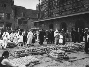 Der Käsemarkt am Freitag, Alkmaar, Niederlande, ca. 1934 von Unbekannt