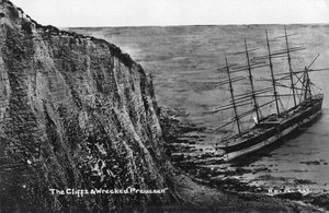 Die Klippen und das gestrandete Preussen, Dover, 20. Jahrhundert