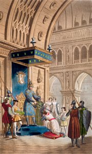 Die Schaffung eines Tempelritters, um 1820-1830
