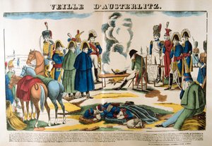 Der Vorabend von Austerlitz, 1. Dezember 1805, 19. Jahrhundert von Unbekannt