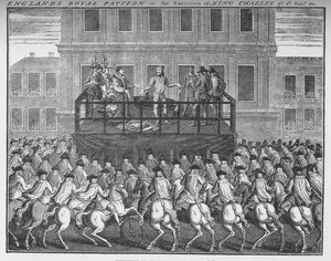 Die Hinrichtung von König Karl I., 30. Januar 1649, um 1735, 1903 von Unbekannt