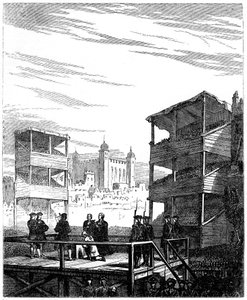 Die Hinrichtung von Lord Derwentwater auf dem Tower Hill, London, 1716 von Unbekannt
