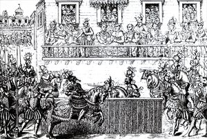 Die tödliche Verwundung von König Heinrich II. von Frankreich
