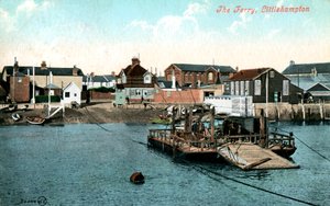 Die Fähre in Littlehampton, West Sussex, 1907 von Unbekannt