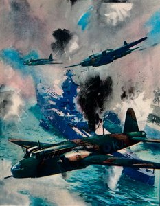 Die erste britische Luftangriffsaktion des Krieges, der Überfall auf Kiel, 1940