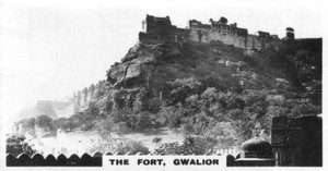 Das Fort, Gwalior, Madhya Pradesh, Indien, ca. 1925 von Unbekannt