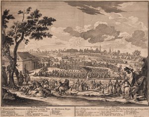 Die freie Wahl von August II. in Wola, außerhalb von Warschau, 1697 von Unbekannt