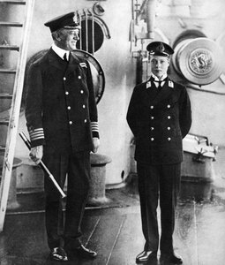 Der zukünftige König Edward VIII als Seekadett auf der HMS Hindustan, ca. 1910