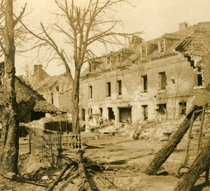 Die Glashütte in Soissons, Nordfrankreich, ca. 1914-1918