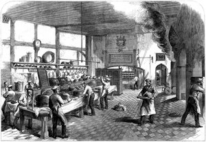 Die Küche der Charterhouse School, Godalming, Surrey, 1867