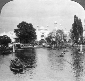 Der See bei der British Empire Exhibition, Wembley, London, ca. 1925 von Unbekannt