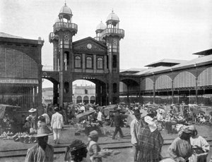 Der Marktplatz, Port-au-Prince, Haiti von Unbekannt
