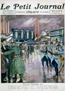 Die Besetzung des Ruhrgebiets durch französische und belgische Truppen, 1923 von Unbekannt