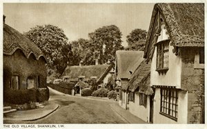 Das alte Dorf, Shanklin, Isle of Wight, 20. Jahrhundert von Unbekannt