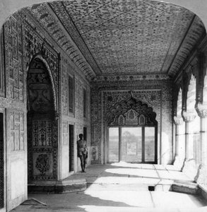 Der Palast von Rang Mahal, die königliche Residenz der Mogulkaiserin, Delhi, Indien von Unbekannt