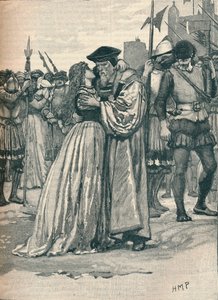 Der Abschied von Sir Thomas More und seiner Tochter, 1535 von Unbekannt