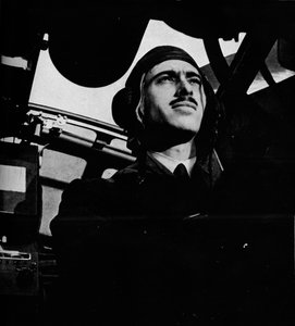 Der Pilot eines britischen Küstenkommandoflugzeugs, ca. 1940-1943
