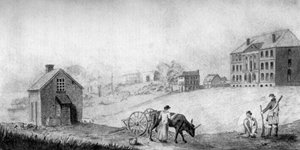 Das Präsidentenhaus, USA, 1799 von Unbekannt