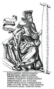 Der Prophet Jesaja mit dem Instrument seines Martyriums, 15. Jahrhundert, 1870 von Unbekannt
