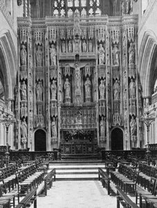 Der Hochaltar der Kathedrale von Winchester, 1924-1926