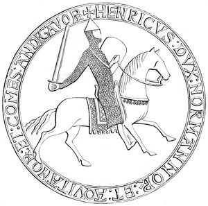 Das Siegel von König Heinrich II. von England