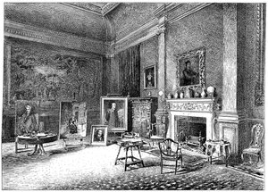 Das Atelier von John Everett Millais, ca. 1880-1882
