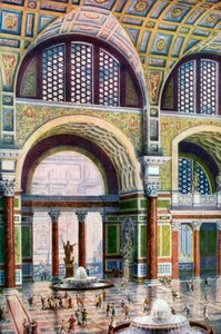 Das Tepidarium der Caracalla-Thermen, Rom, Italien, 1933-1934