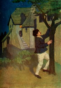 Der junge Mann schüttelt dreimal einen Baum, 1917
