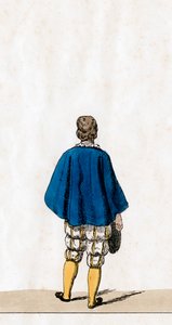 Theaterkostümentwurf für Shakespeares Stück, Heinrich VIII von Unbekannt