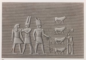 Theben, Luxor (Nahaufnahme) von Unbekannt