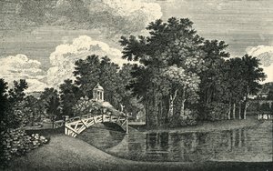 Die Gärten von West Wycombe Park, Buckinghamshire, Mitte des 18. Jahrhunderts, 1903 von Unbekannt