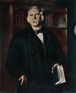 Theodor Fontane 1819-1898. - Gemälde von Hanns Fechner, 1934 von Unbekannt