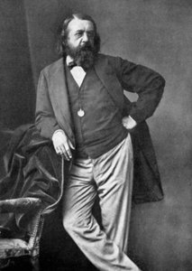 Théophile Gautier, französischer Dichter, Dramatiker, Romanautor, Journalist und Literaturkritiker, 19. Jahrhundert
