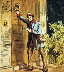 Da ist das Klopfen des Postboten!, 1867