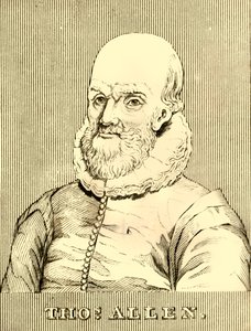 Thomas Allen, 1542-1632 von Unbekannt
